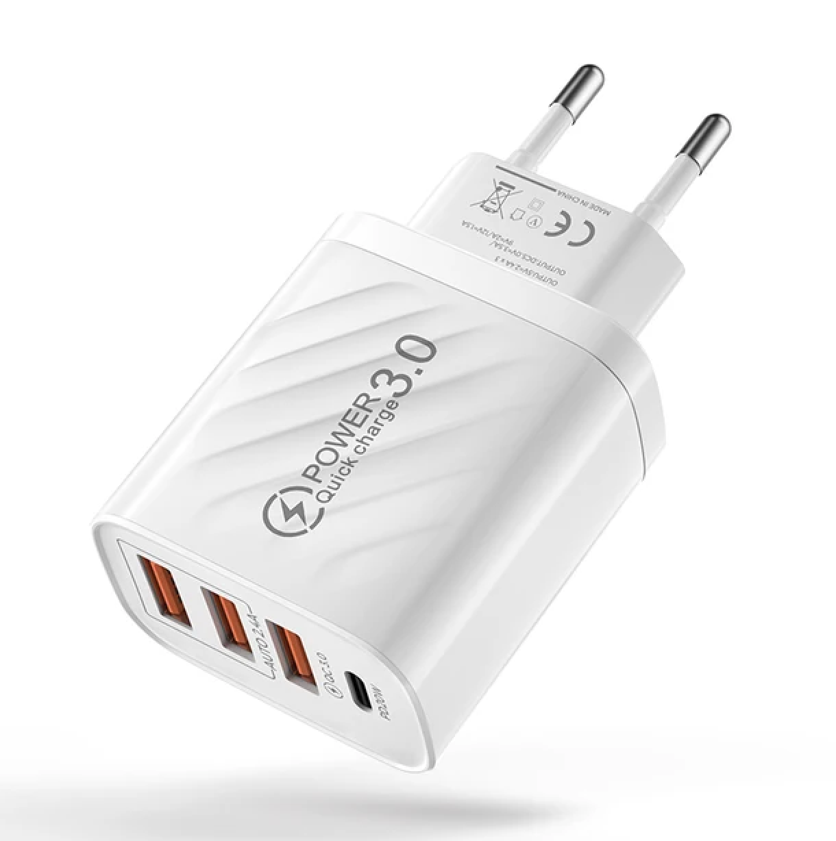 QuickCharge 3.0 USB-Adapteri pistorasiaan