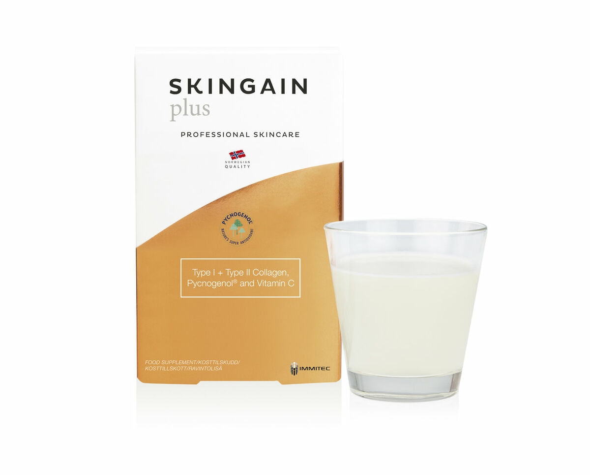 Skingain Plus Kollageeni + Pycnogenol® ravintolisä 30 annospussia