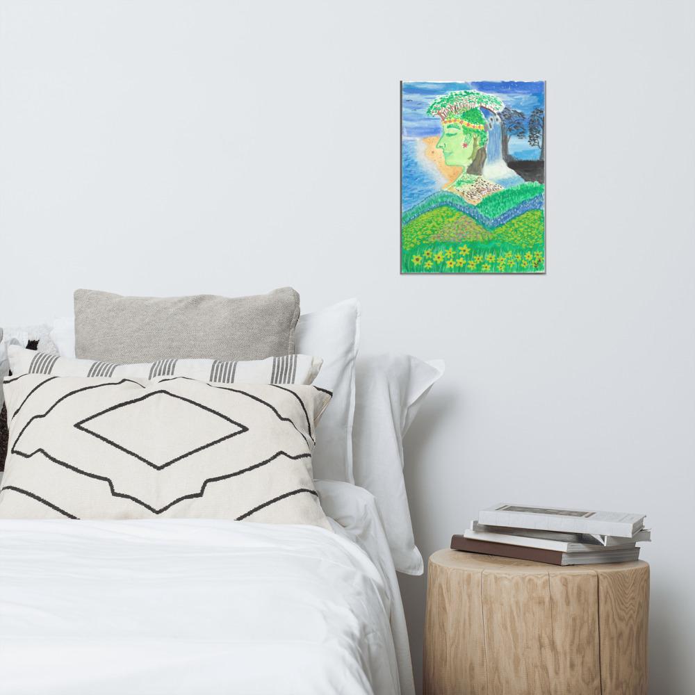 Äiti Maa Gaia -taulu seinälle / kehyksiin Taiteilija Malou - ArtStudio Malou 12×16 lahjaideat ja lahjaideoita lahjashop