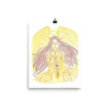 Arkkienkeli Ariel Taideteos seinälle / kehyksiin Taiteilija Malou - ArtStudio Malou 8×10 lahjaideat ja lahjaideoita lahjashop