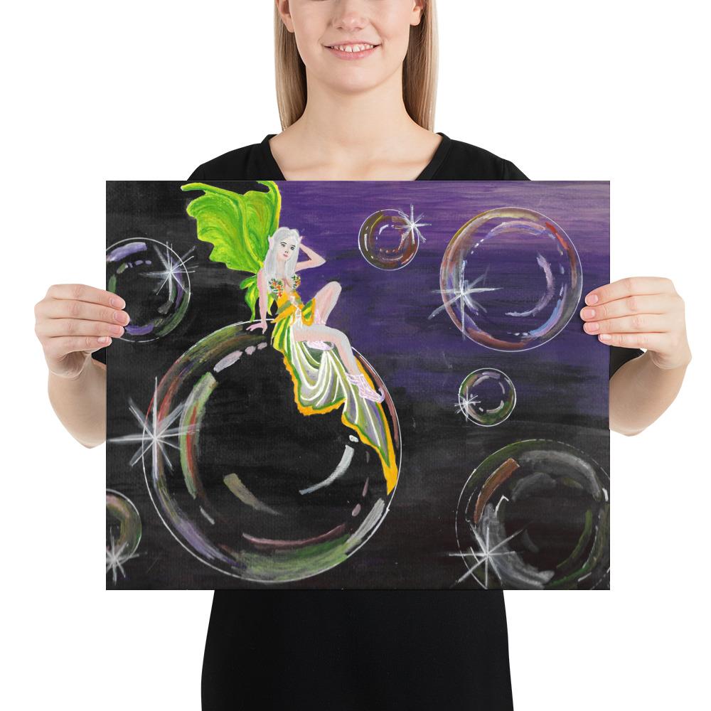 Fairy-taulu - Keiju-taulu seinälle / kehyksiin Taiteilija Malou - ArtStudio Malou 16×20 lahjaideat ja lahjaideoita lahjashop