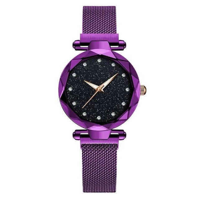 Galaxy Star™-rannekello Lahjakauppa LahjaShop.com SuperStore - Parhaat lahjat Violetti Star-kello lahjaideat ja lahjaideoita lahjashop