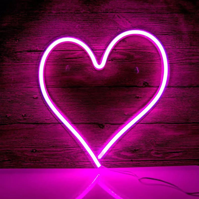 LED Sydän kyltti - sydän neon kyltti lahjashop - NEON KYLTIT