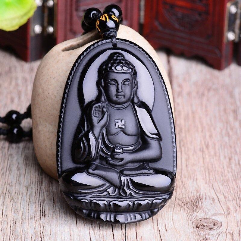 Musta Obsidian-kivi -kaulakoru Lahjakauppa LahjaShop.com SuperStore - Parhaat lahjat Buddha lahjaideat ja lahjaideoita lahjashop