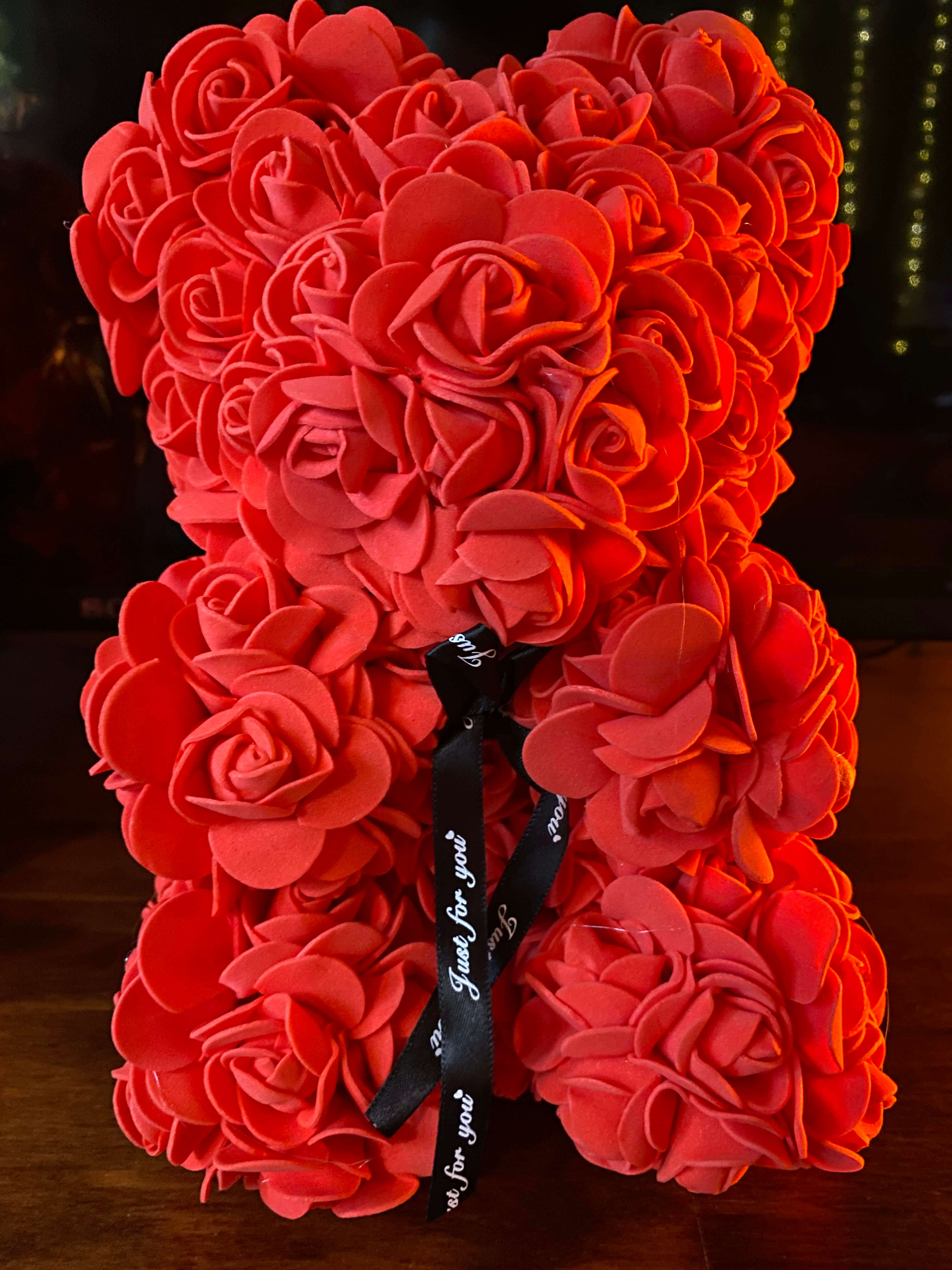 Ruusunalle ja lahjapakkaus käsityönä 25cm (eri värejä)