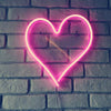LED Neon Sydän tai NEON Love -kyltti